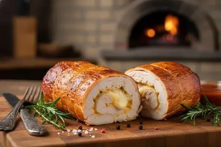 "Подкопченный куриный рулет с сыром" от Анны Китаевой