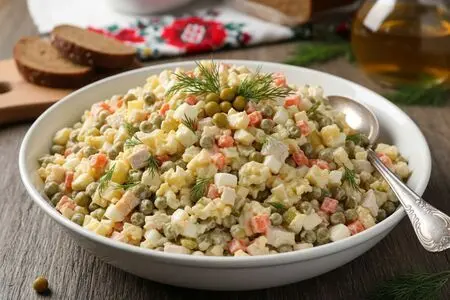 Мой любимый оливье: 9 рецептов от шефов