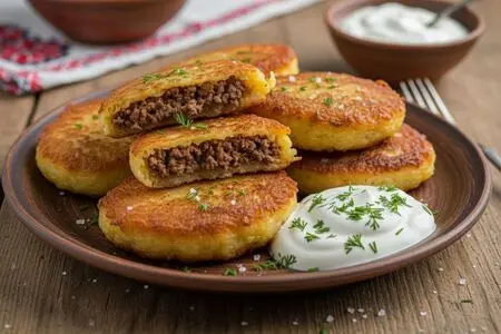 Лучший рецепт драников с мясом