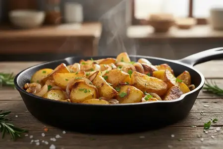 Картофель, жареный с луком: 5 несложных рецептов