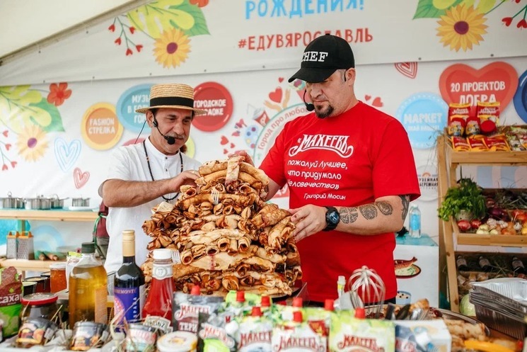 Шеф-повар Григорий Мосин установил рекорд на фестивале «ПИР на Волге»