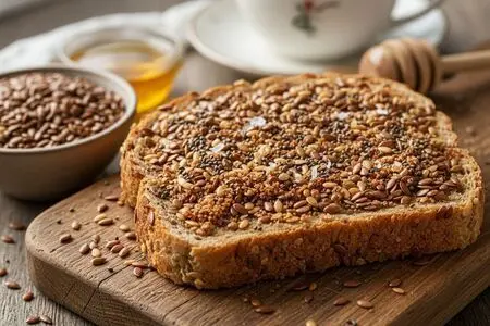 Тост низкокалорийный, без муки, без масла, без разрыхлителя за 40 секунд