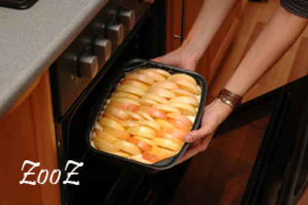 Творожно-яблочный пирог: шаг 4