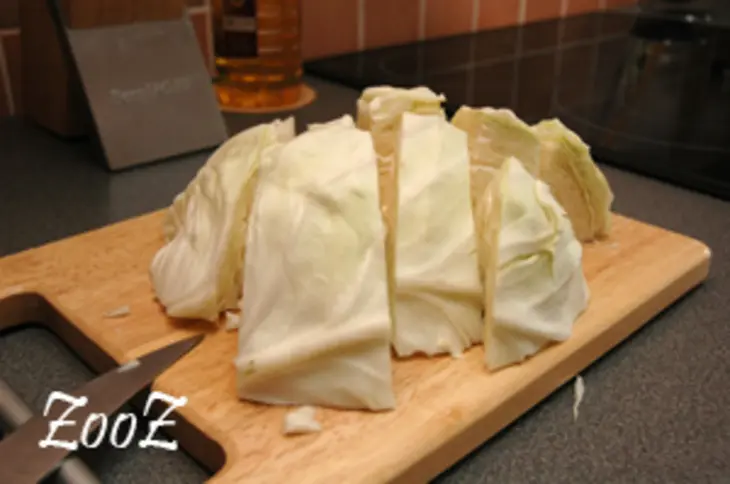 Капуста красная (маринованная): шаг 1