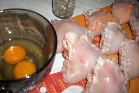 Куриные кармашки с беконом в пряной панировке: шаг 3