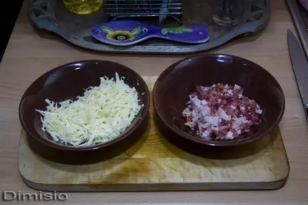 Фаршированные шампиньоны: шаг 4