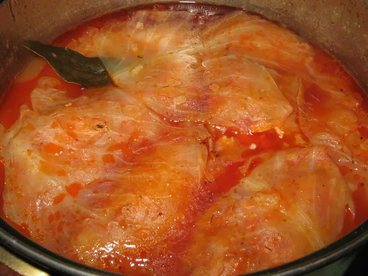 Голубцы с курицей и беконом.: шаг 8