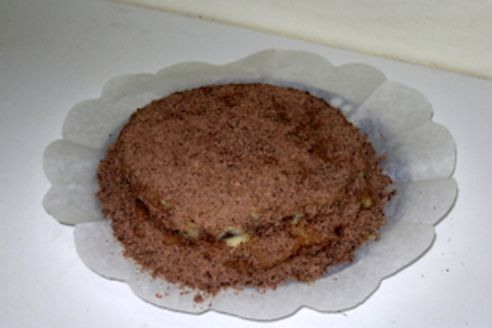 Шоколадно - кокосовый  торт.: шаг 6