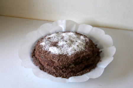 Шоколадно - кокосовый  торт.: шаг 7