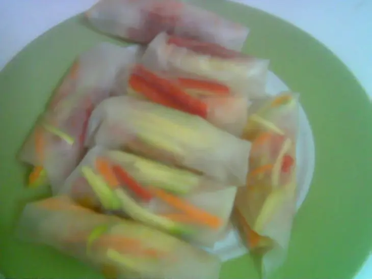 "spring rolls": шаг 4