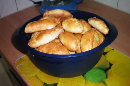 Пирожки   дрожжевые без расстойки: шаг 2