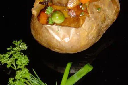 Запеченный картофель с овощами: шаг 5