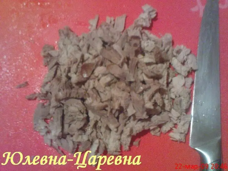 Салат с редькой: шаг 5