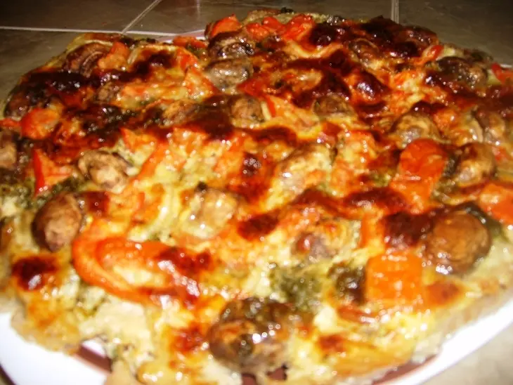 Мясная "пицца" италия нервно курит в сторонке))): шаг 2