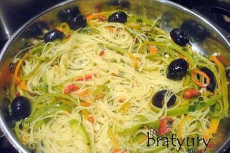Паста спагетти в соусе из перцев и пряностей: шаг 6