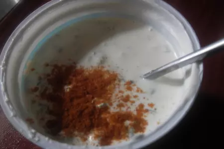 Морской окунь со сметаной и лаймом: шаг 2