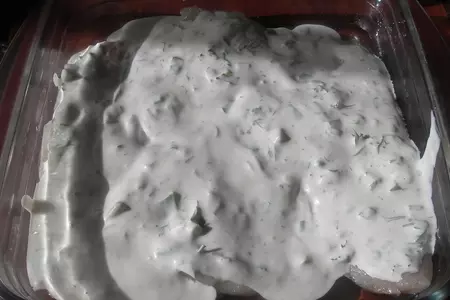 Морской окунь со сметаной и лаймом: шаг 4
