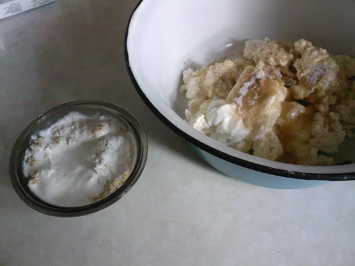Сырники с овсянкой: шаг 1