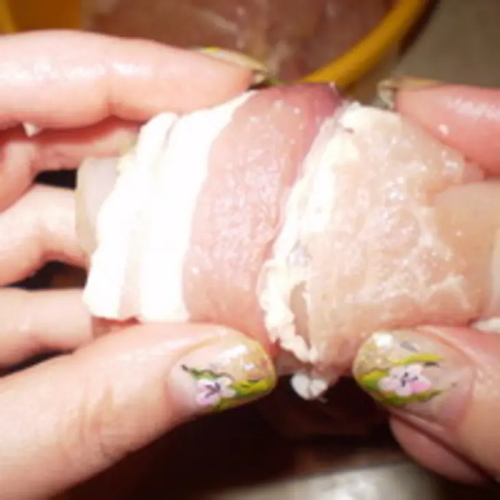 Куриные рулеты с черносливом: шаг 3