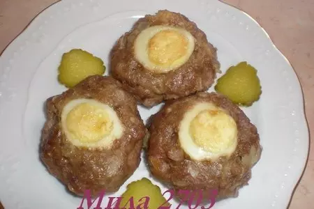 Мини-котлеты «соколиный глаз» (просто и вкусно): шаг 4