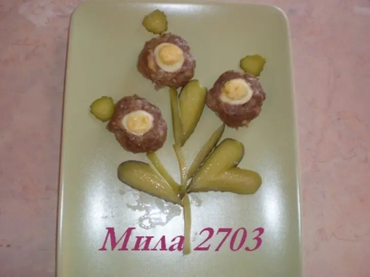 Мини-котлеты «соколиный глаз» (просто и вкусно): шаг 6