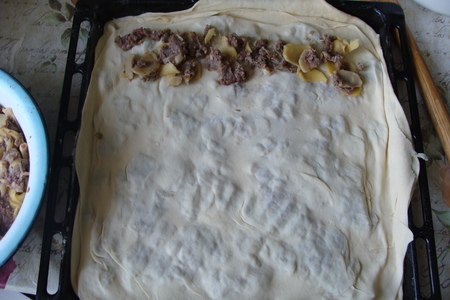 Цкен- пирог с бараниной и картофелем: шаг 2