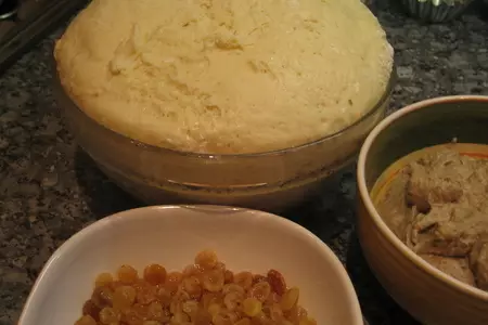 Булочки с медово-миндальным кремом: шаг 2