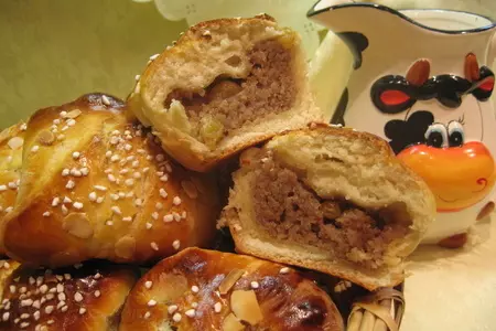 Булочки с медово-миндальным кремом: шаг 4