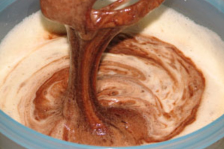 Шоколадно-ореховое пирожное: шаг 2