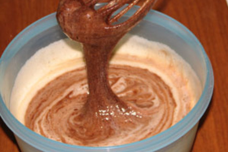Шоколадно-ореховое пирожное: шаг 3
