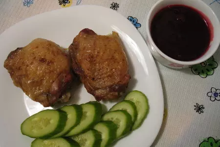 Курица с клюквенным соусом: шаг 1
