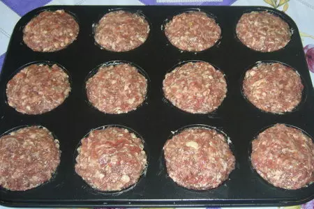 Маффины мясные.... аналог котлет по-киевски...: шаг 3