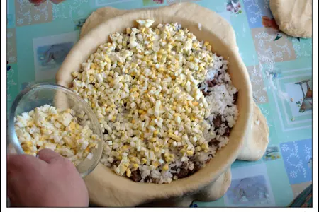 Губадия с мясом: шаг 5