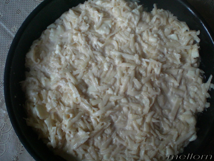 Запеканка картофельная с плавленным сыром: шаг 3