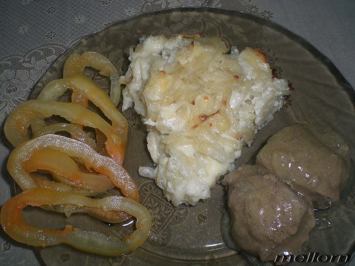 Запеканка картофельная с плавленным сыром: шаг 5