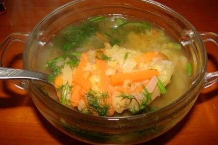 Суп из чечевицы с овощами: шаг 2