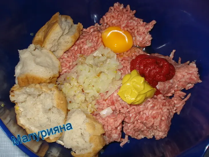 Пицца мясная " для большой компании ": шаг 2