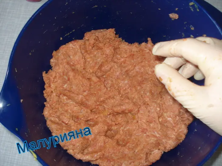 Пицца мясная " для большой компании ": шаг 3