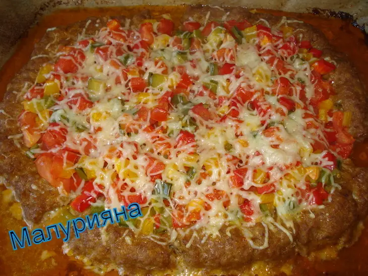 Пицца мясная " для большой компании ": шаг 7