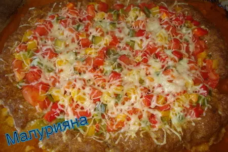 Пицца мясная " для большой компании ": шаг 7
