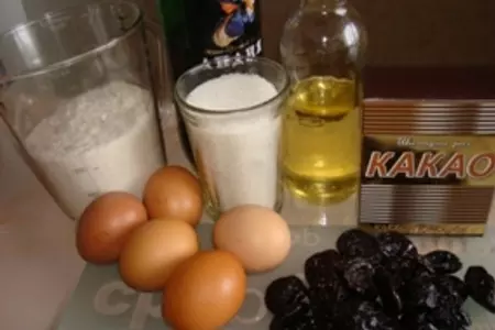 Кекс с красным вином и черносливом: шаг 1