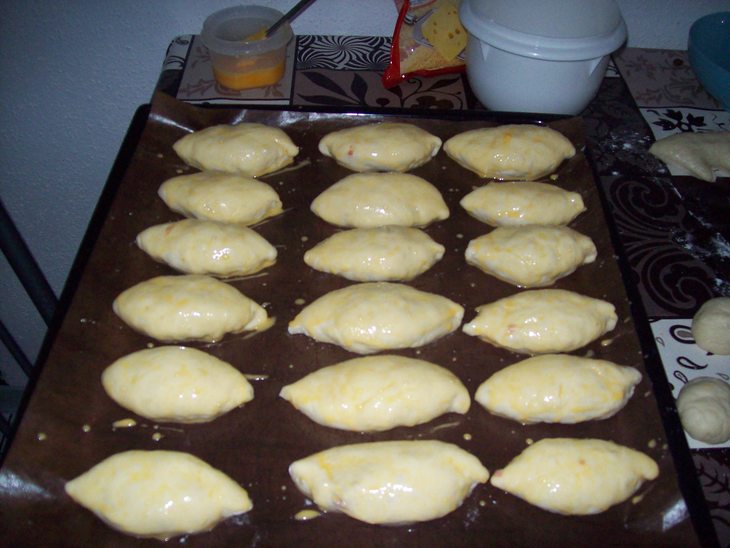 Пирожки из духовки на картофельном тесте.: шаг 4
