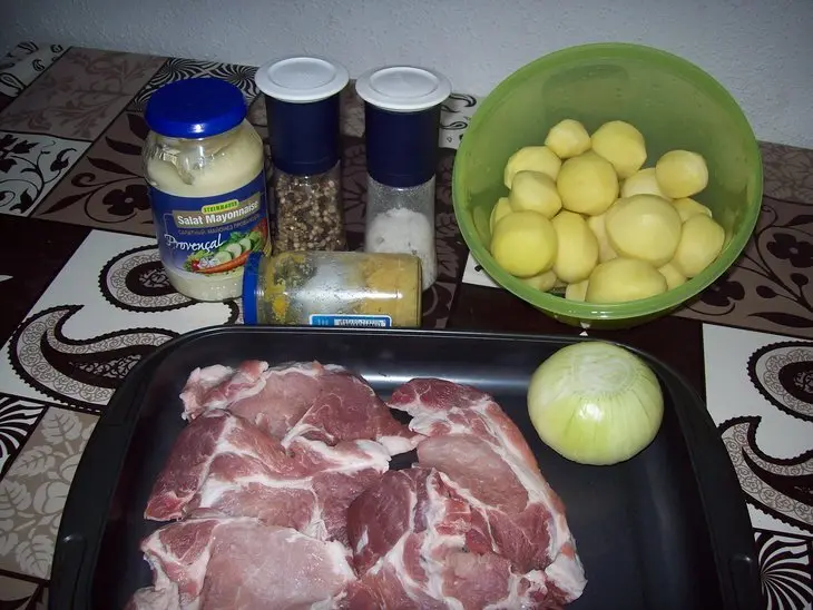 Мясо под шубой: шаг 1