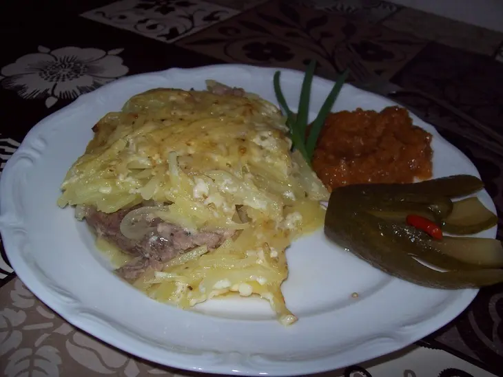 Мясо под шубой: шаг 7