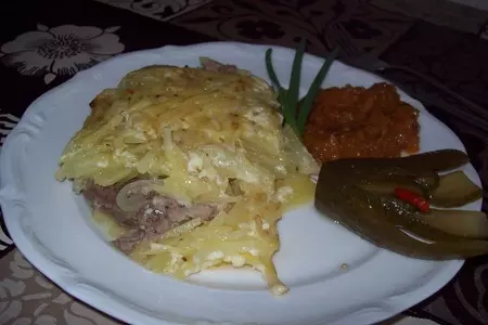 Мясо под шубой: шаг 7