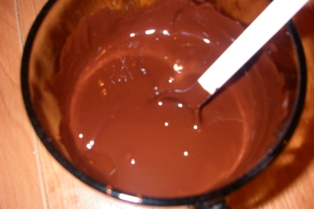 Шоколодный чизкейк с вишней: шаг 2