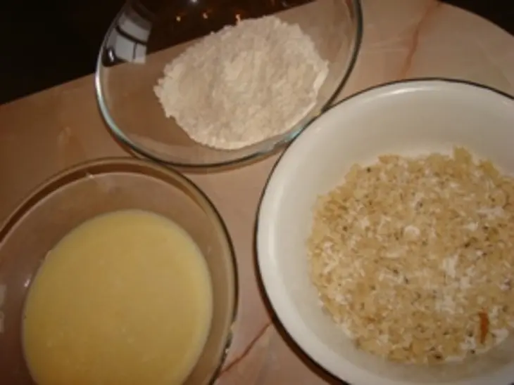 Рыбное филе в кокосовой панировке: шаг 2