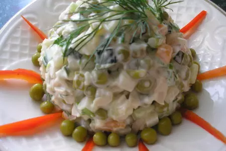 Салат с кальмаром (постный): шаг 2
