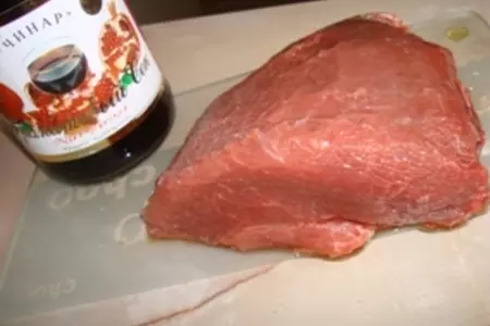 Мясо в гранатовом соке: шаг 1