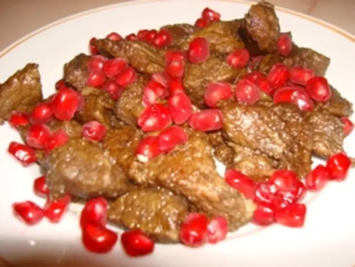 Мясо в гранатовом соке: шаг 3